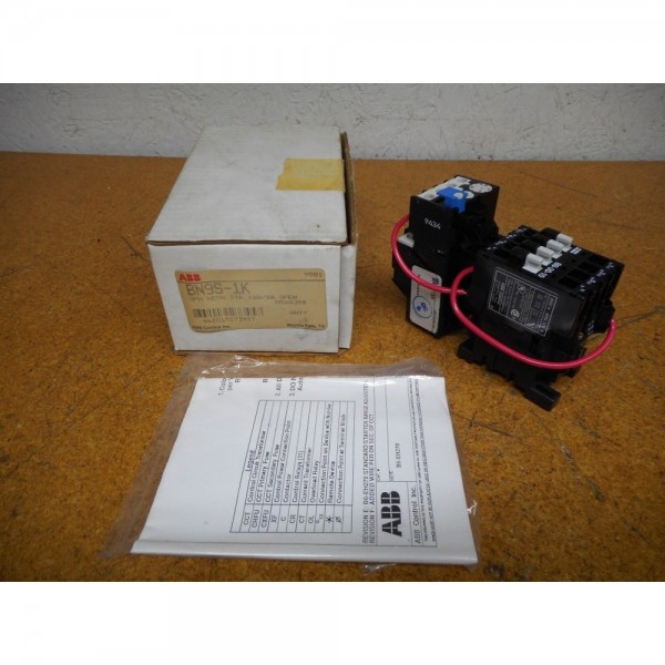 BN9S-1K Starter 3PH 120V 60Hz Open T25-DU Overloady Relay 2.8-4A