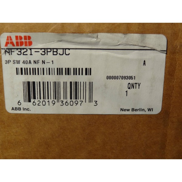 Enclosed Disconnect Switch NF321-3PBJC 40A
