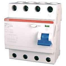 F427812 F204 AC SWITCH DIFFERENTIAL PURE 4P 25A 30MA 0,03A