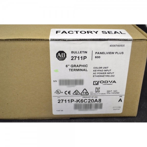 2711P-K6C20A8 (Surplus New In factory packaging)