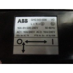 Electrical VO EXPLOSION PROOF EXTERNAL WALL SOCKET, ABB GHG5434306