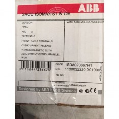 SACE ISOMAX S1 B 125 S1B125 3p Fixed 1SDA023667R1 R125