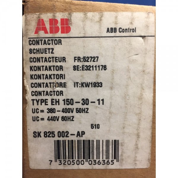 SK825002-AP EH150-30-11 380-400V 50HZ Contactor