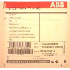 T1N050TL 3 POLE 50 AMP THERMAL MAGNETIC CIRCUIT BREAKER
