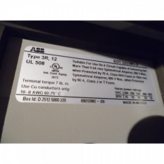 EOT32U3M3-S Disconnect Enclosed Non-Fused Switch 3P 40A 480 VAC 20HP NIB
