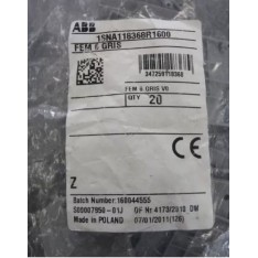 1SNA118368R1600 TERMINAL BLOCK END CAPS Qty 200 (GS1CF)