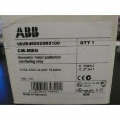 1SVR450025R0100 CM-MSN THERMISTOR MOTOR PROTECTION MONITORING RELAY,NEW