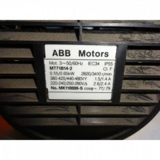 Motor MT71B14-2 MK110006-S 220-240/250-280v 2820/3410rpm