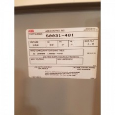 3 hp enclosed soft start 480vac NOS, ABB Softstart