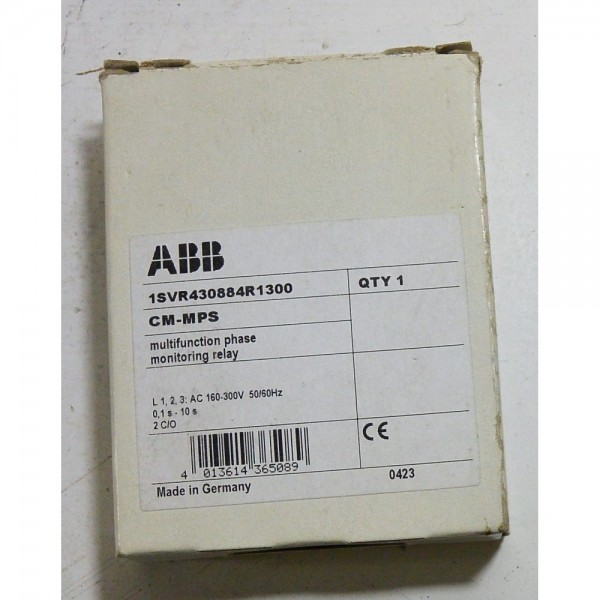 1SVR430884R1300 CM-MPS Multi-Function Phase Monitor Monitoring Relay