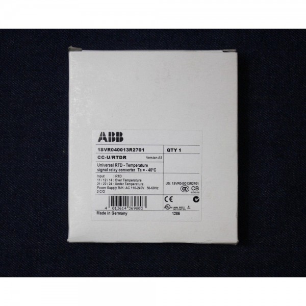 1SVR040013R2701 CC-U/RTDR Universal RTD Temperature Signal Relay Converter