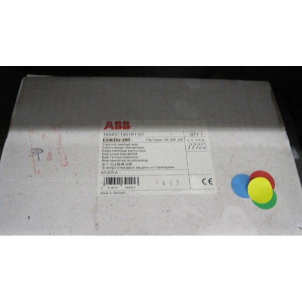 E200DU200 thermal overload realy adjustable 60-200A 600v solid state