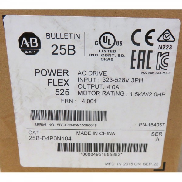 509-DOD NEMA Full Voltage Non-Reversing Starter Size 3, 115-1