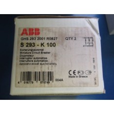 S293-K100 ABB Miniature Circuit Breaker