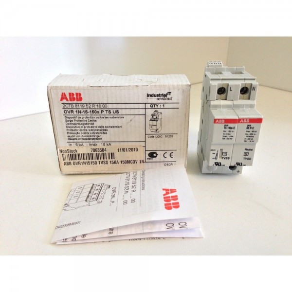 SURGE PROTECTIVE DEVICE OVR15-150S OVR15150S 2CTB811952R1600