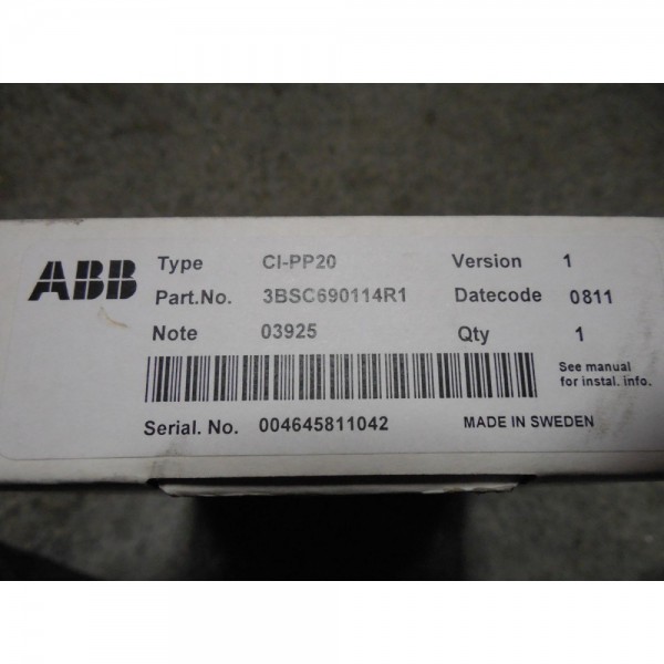 CI-PP20 Ethernet Expansion Card 3BSC690114R1