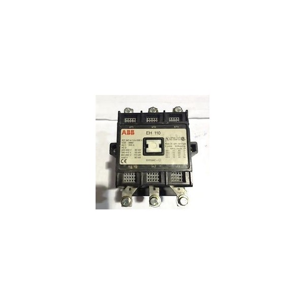 EH-110 ABB EH Series Contactor 100HP Max 140A 120V Coil 3 Poles 200 Amps EH110