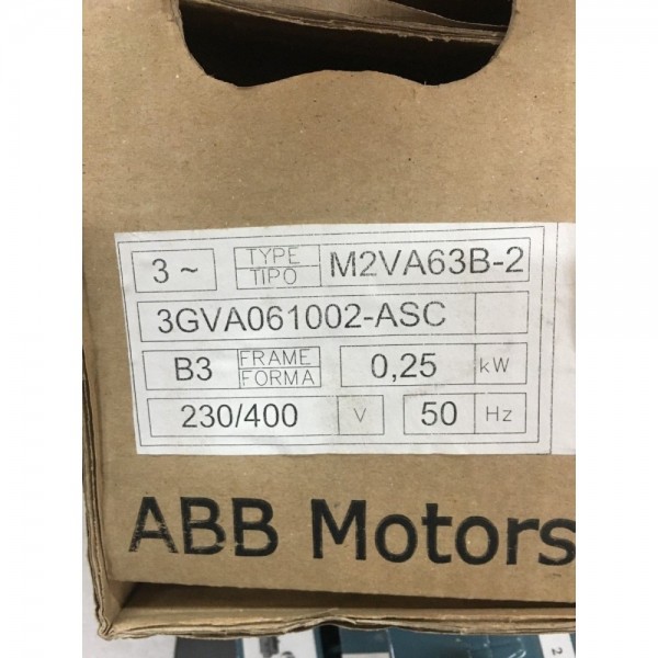 3 PHASE MOTOR 3GVA061002-ASC