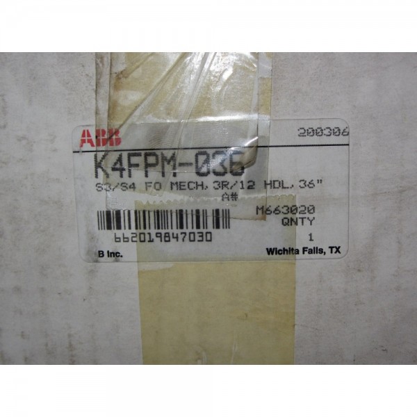 K4FPM-036 S/S4 Fo Mech 3R/12 HDL 36 New in Box CSQ"