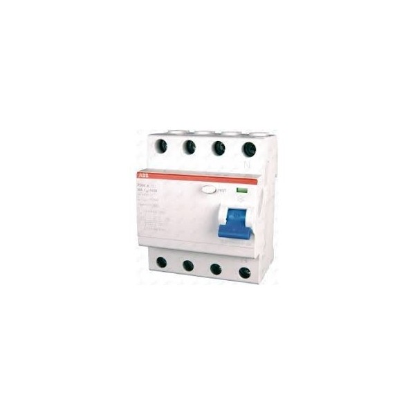 F427814 F204 AC SWITCH DIFFERENTIAL PURE 4P 63A 30MA 0,03A AC