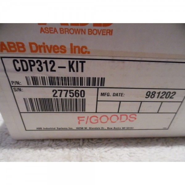 CDP312-KIT Control Panel Field Options Kit CDP312 NOS