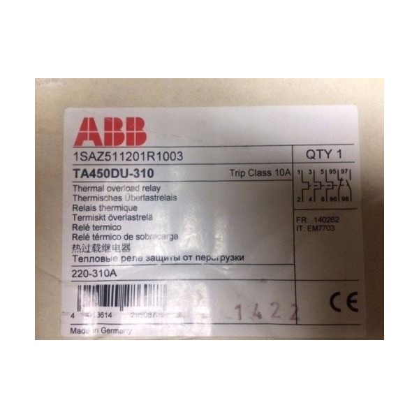 TA450DU-310 Thermal overload relay 1SAZ511201R1003