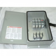 Safety Switch 3p 60a 600v Fusible Heavy Duty N3R EOH362RK