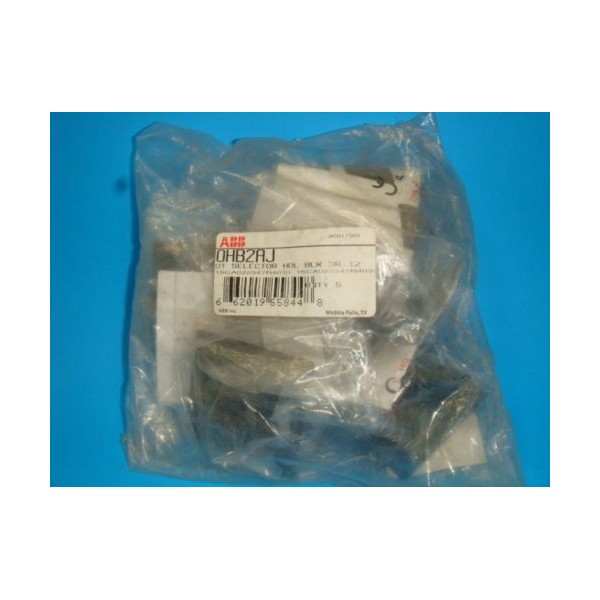 LOT OF 5, ABB OHB2AJ, OT SELECTOR HDL, BLK, NEW IN BULK FACTORY PACKAGE