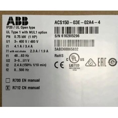 1PC NEW ABB Inverter ACS150-03E-02A4-4