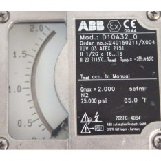 D10A32-0 FLOWMETER 1/4 NPT ORDER NO. 240150211/X004 D10A320"