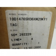 Fischer Porter 10D1476SH36XM29KY1 Magnetic K-Mag Flow Meter Tube NIB