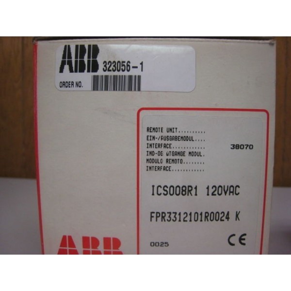 Procontic CS31 ICSO08R1-120 FPR3312101R0024 120V 10VA I/O Remote Unit