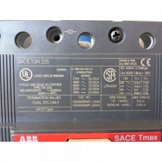 SACE 3TN-225 225A 600V 4P CIRCUIT BREAKER