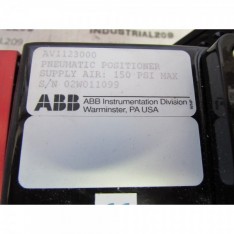 AV1123000 PNEUMATIC VALVE POSITIONER NEW