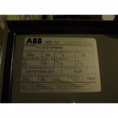 Disconnect Switch FC303-3PB6B 3-pole 600 volt 30 amp 20 hp