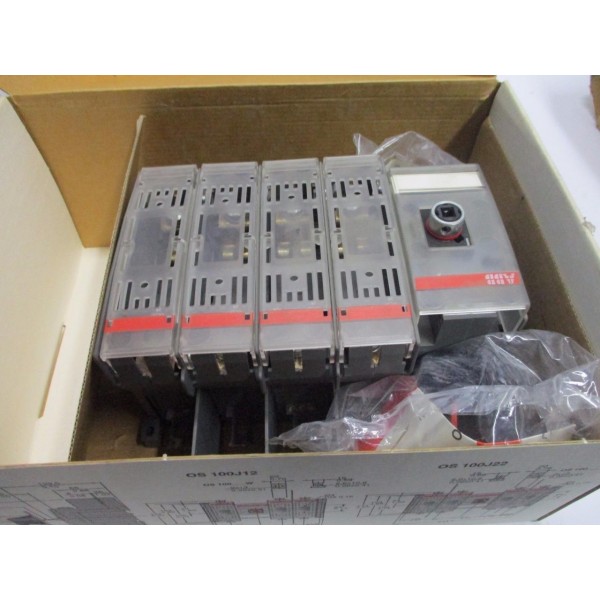 OS100J04F Powerline Fusible Disconnect Switch 4P 100A 600V Max
