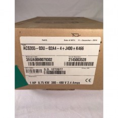 ACS355-03U-02A4 +J400 +K466 AC 1HP DRIVE VERSION 5.090