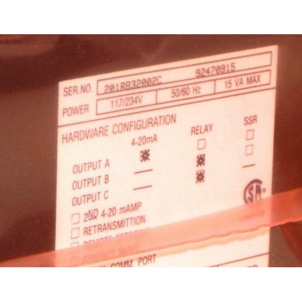 KENT-TAYLOR MICRO-SCAN 200 201RB32002C CONTROLLER