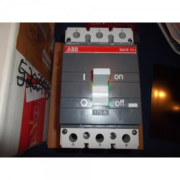 ABB-S3NQ175TW-SACE-S3-175-AMP-CIRCUIT-BREAKER-NOS