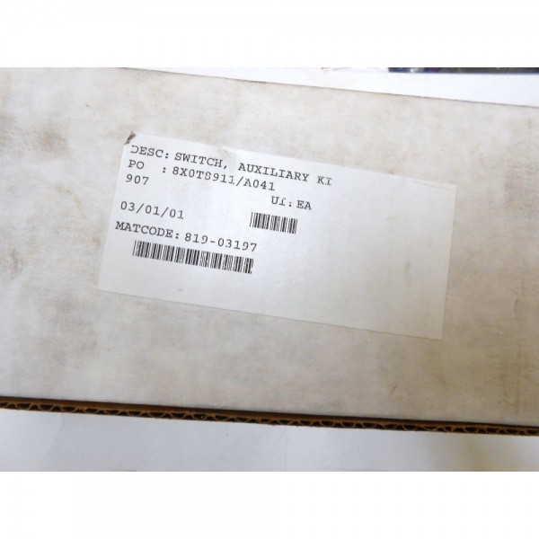 NEW ABB 700034K01 K LINE AUXILARY SWITCH 8PT