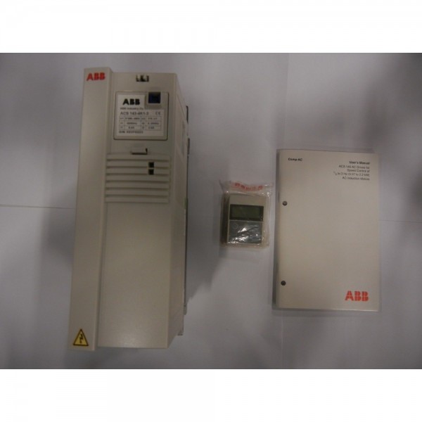 ABB: 143-4K1-3 - VFD, w/progrmr, 3ph 480v, 6.4A,1NO/1NC aux/c