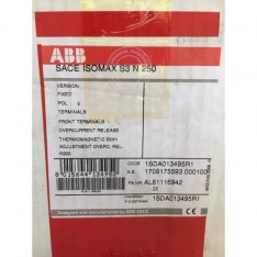ABB SACE ISOMAX S3 N 250 Circuit Breaker R200 3p 3 Pole 1SDA013495R1