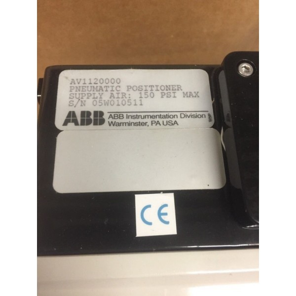New ABB Pneumatic Positioner Model AV112000 Warranty Fast Shipping!