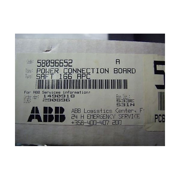 Power Connection Board 58096652 SAFT 166 APC