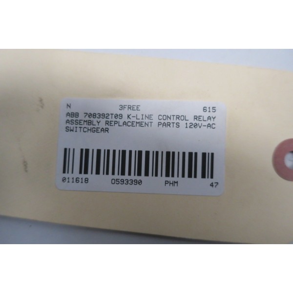 K-LINE CONTROL RELAY ASSEMBLY 120V-AC