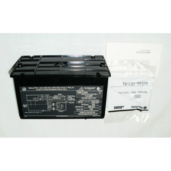 1409 Arcing Ground Fault Relay 1409-MV 1-6 AMP