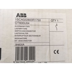 Disconnect Switch 600VAC 600 Amps 4 Poles