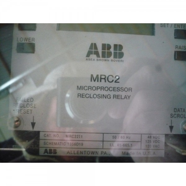 Microprocessor Reclosing Relay