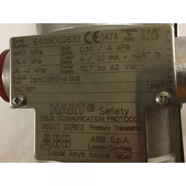 PRESSURE TRANSMITTER