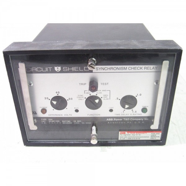 SYNCHRONISM CHECK RELAY 120V 50/60HZ